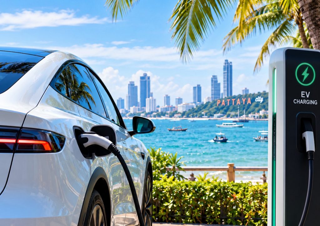 Как заряжать электромобиль(EV) и Plug-in гибрид(PHEV) в Паттайе | MAKS Car Rental