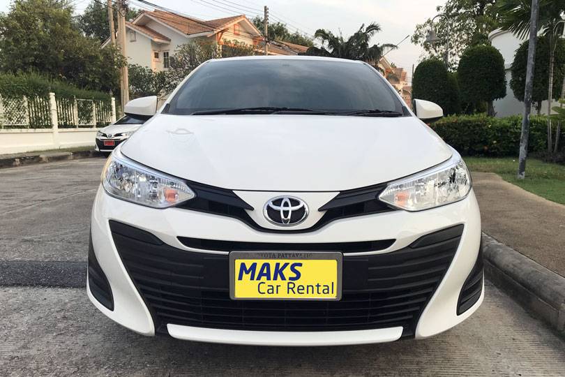 Toyota Yaris Ativ rental Thailand